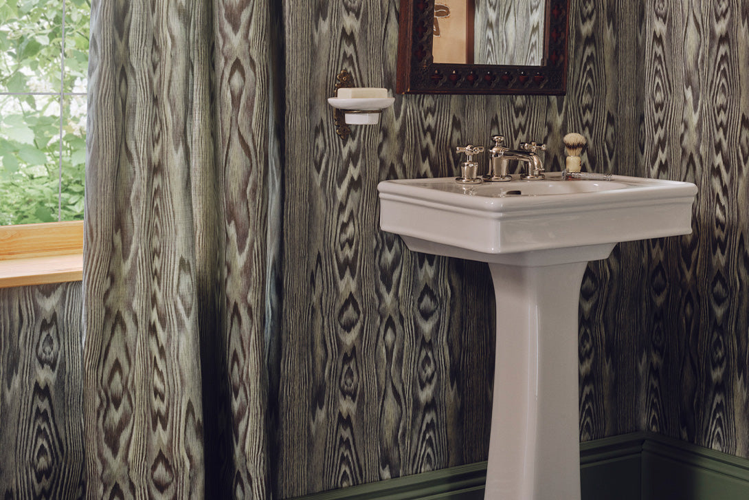 a sink in a bathroom