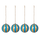 ARTIST'S STRIPE Baubles 4 pack - Carex
