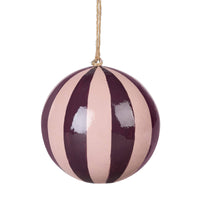 ARTIST'S STRIPE Bauble - Anemone