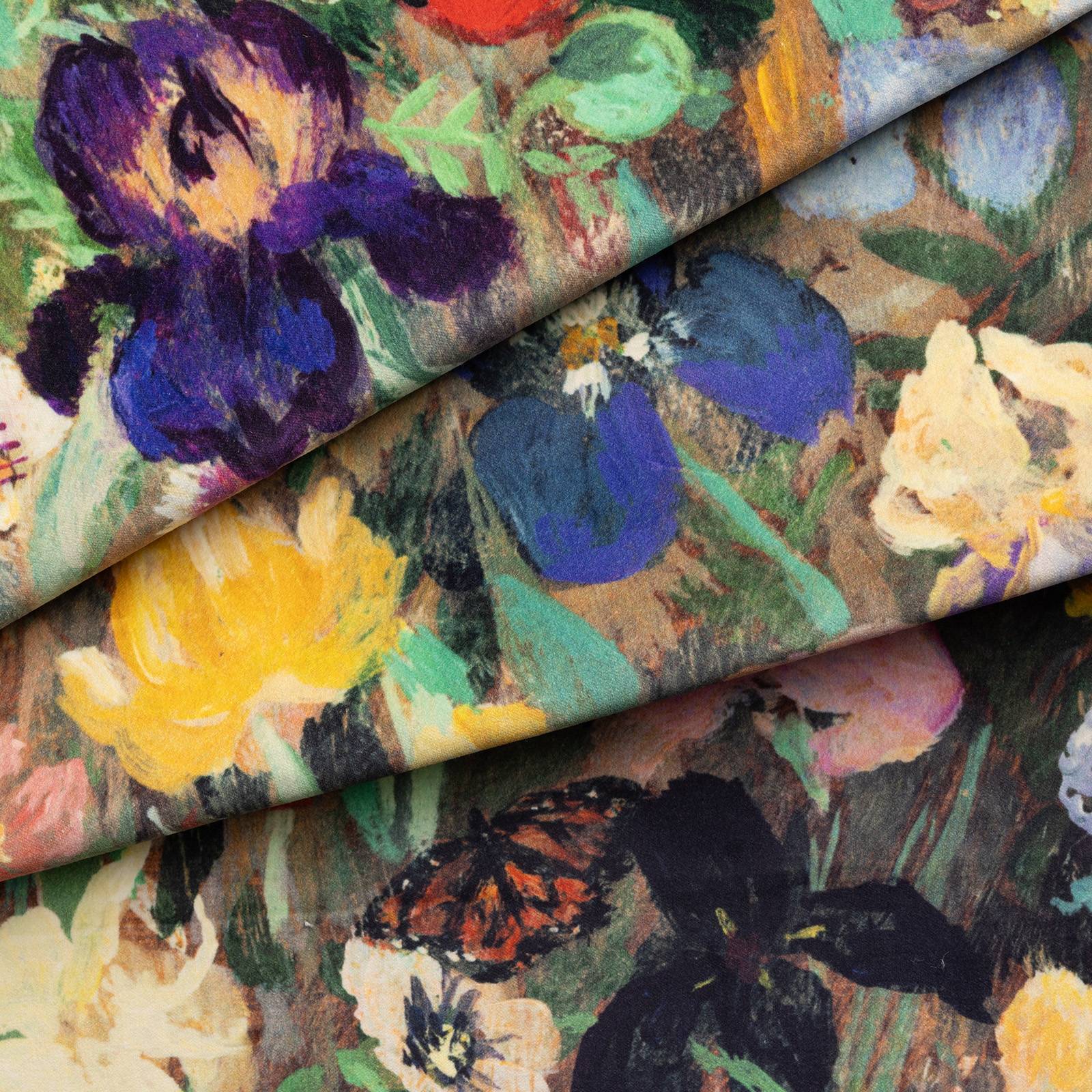 FLORIBUNDA MAGNA Velvet Curtain - Zenith