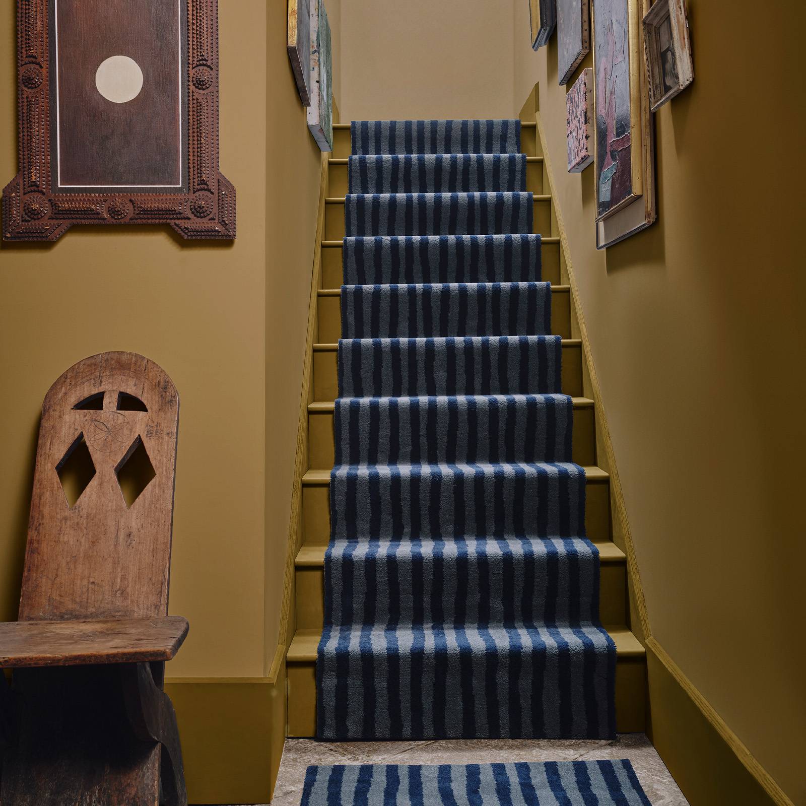 ARTIST'S STRIPE Runner - Midnight