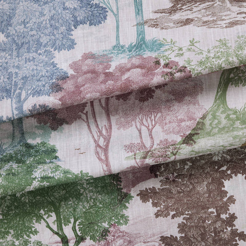 DENDROPHILIA Cotton Linen Blind - Iridis secondary image