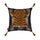 SABER Medium Tassel Velvet Cushion - Noir
