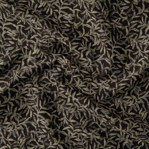 SALIX Jacquard Curtain - Noir secondary image