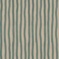 ARTIST'S STRIPE Wallpaper - Euphorbia & Alabaster
