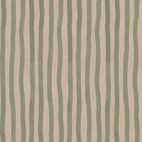 ARTIST'S STRIPE Wallpaper - Sap & Alabaster