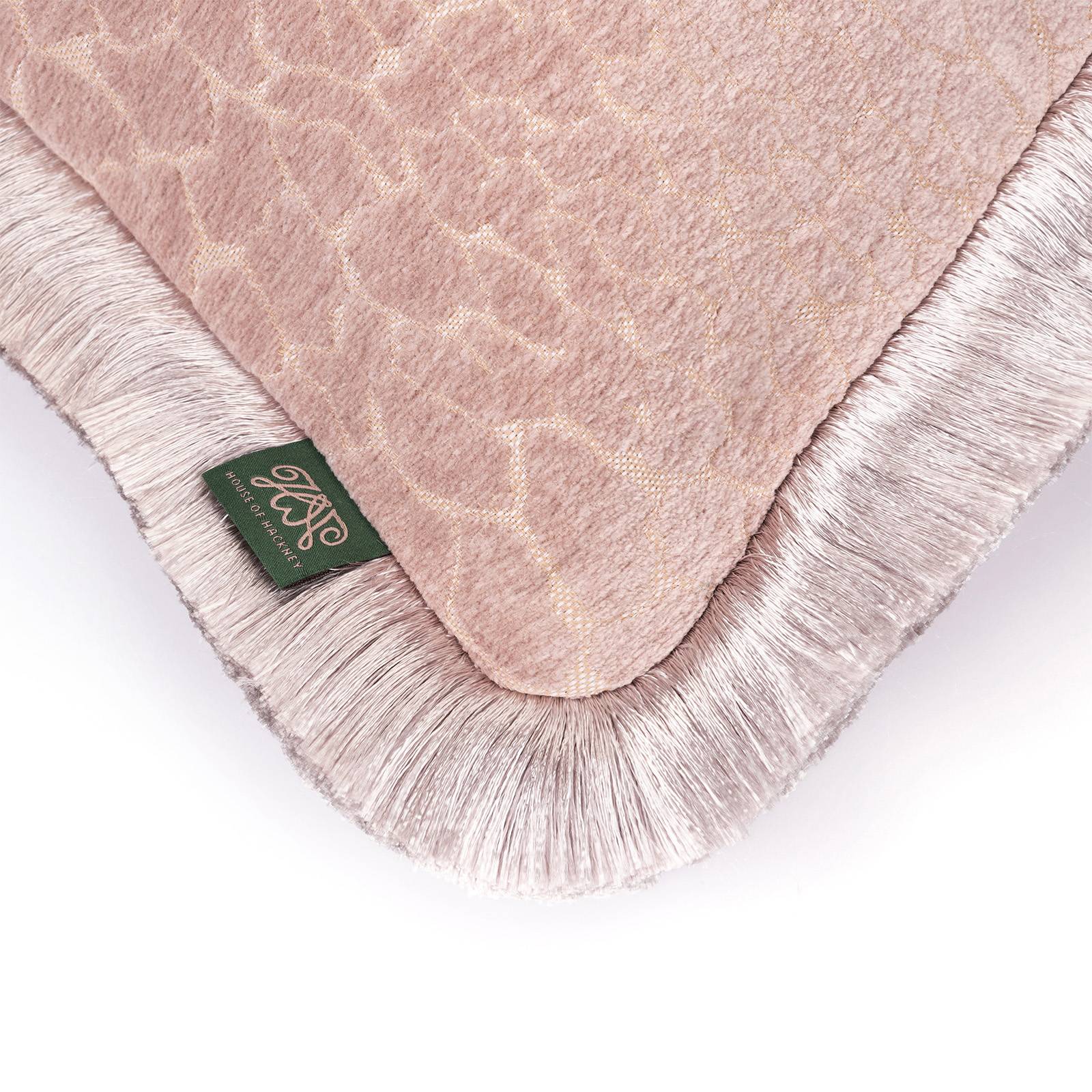 MARA Jacquard Medium Fringed Cushion - Tourmaline
