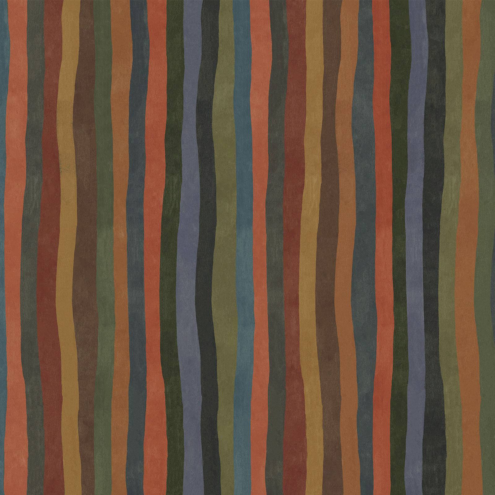 ARTIST'S STRIPE Wallpaper - Moss