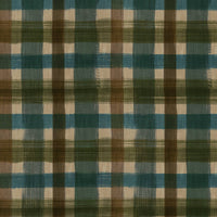 LONDON FIELDS CHECK Wallpaper - Cerulean