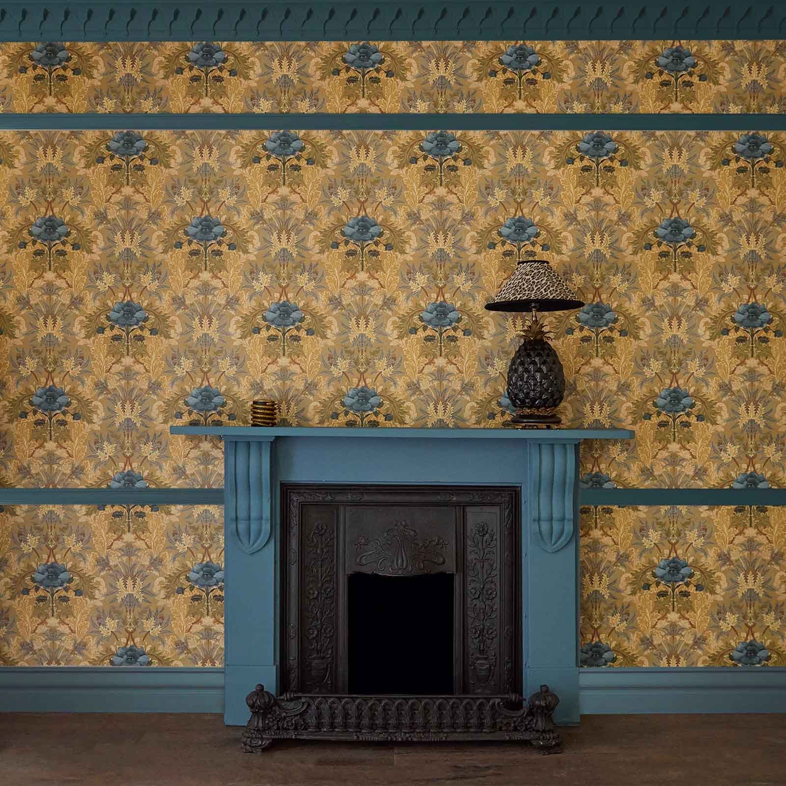 THE BLUE ROSE WEEPING Wallpaper - Aurelian