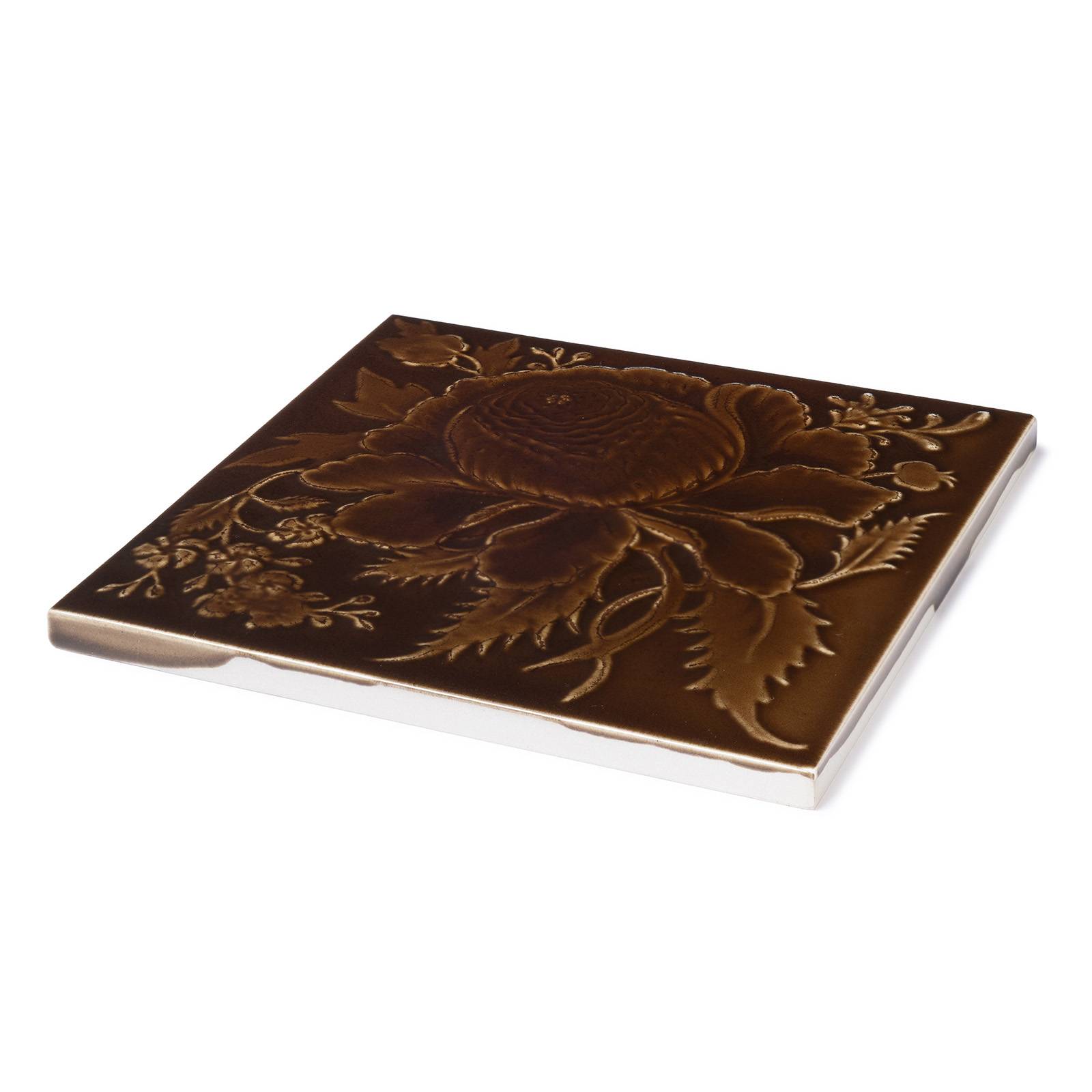 ARTEMIS ROSE Relief Tile - Cocoa
